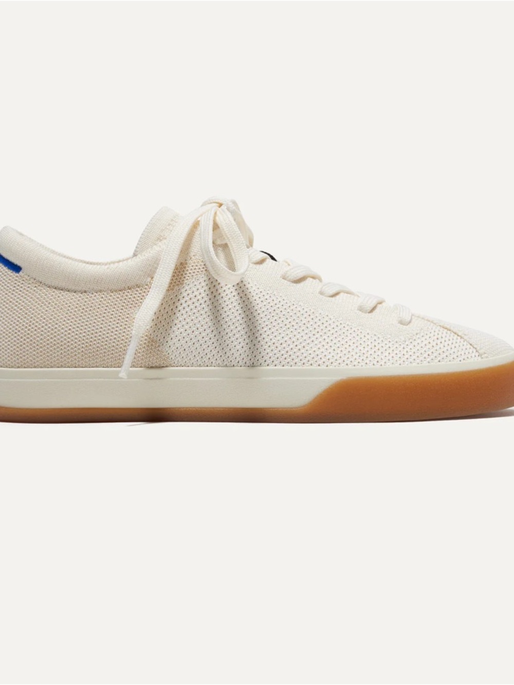 Rothy’s The Lace Up Sneaker in Blonde